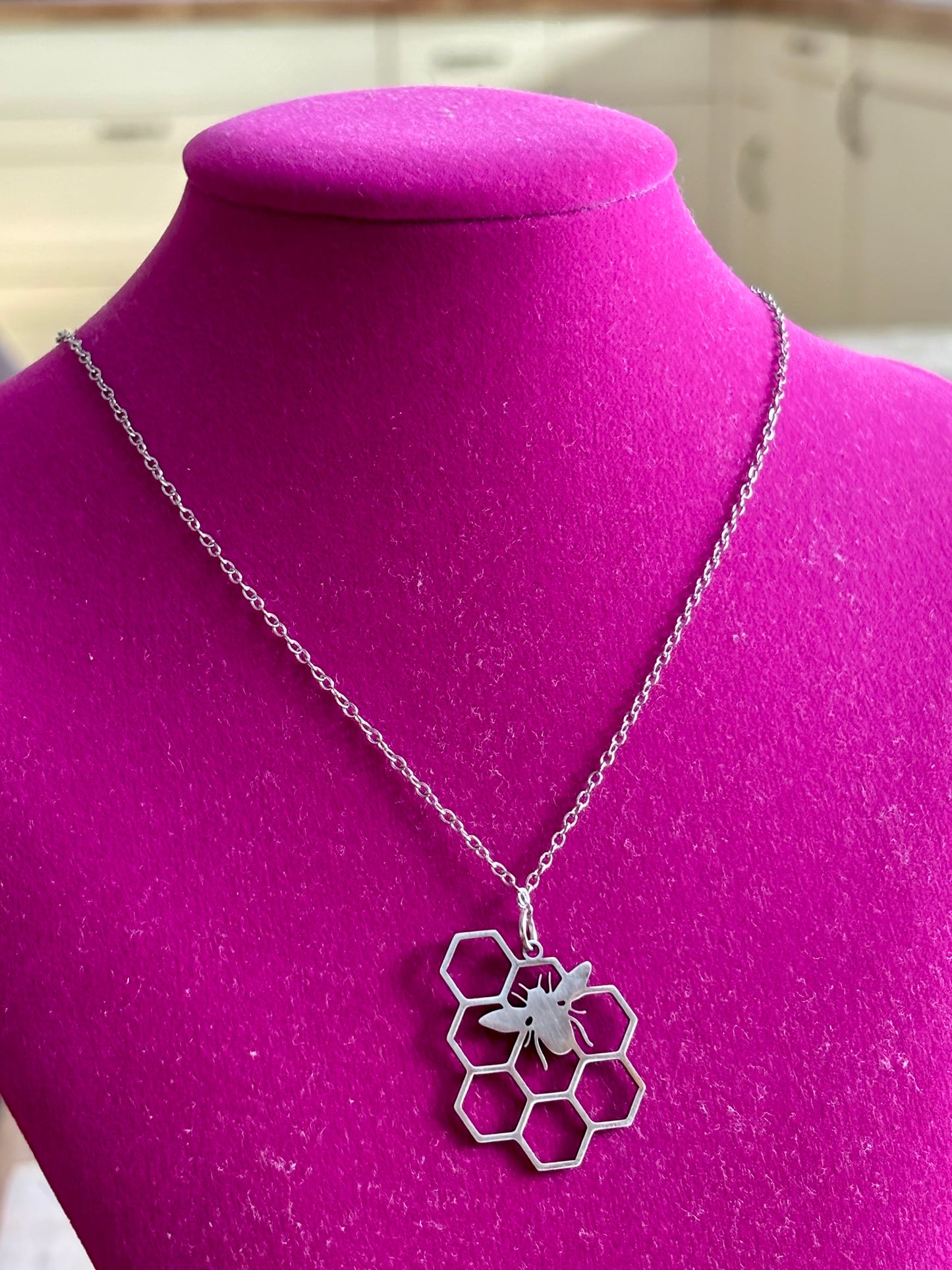 Ketting met Bijenraad hanger