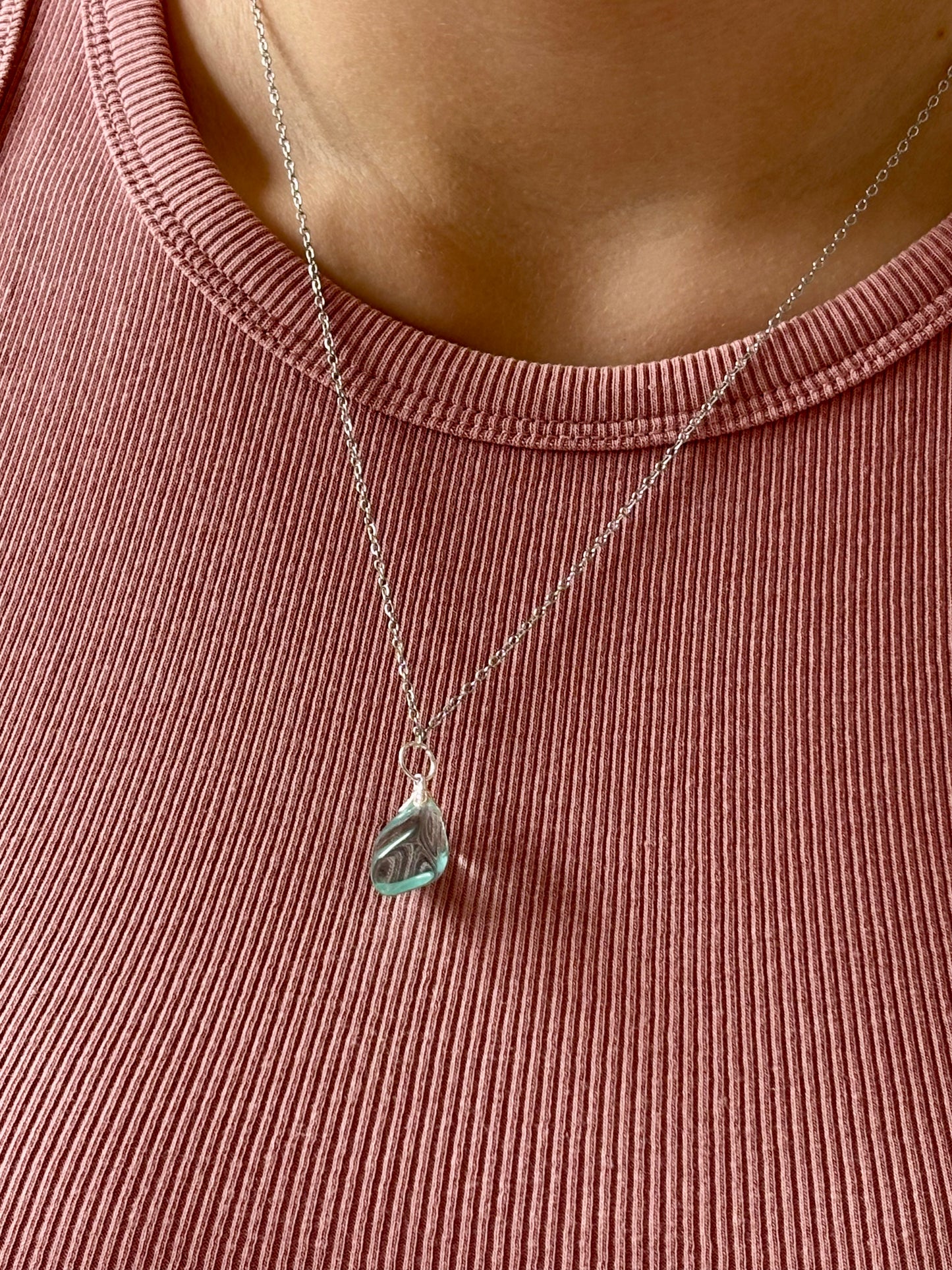 Ketting met Heldere Obsidiaan hanger