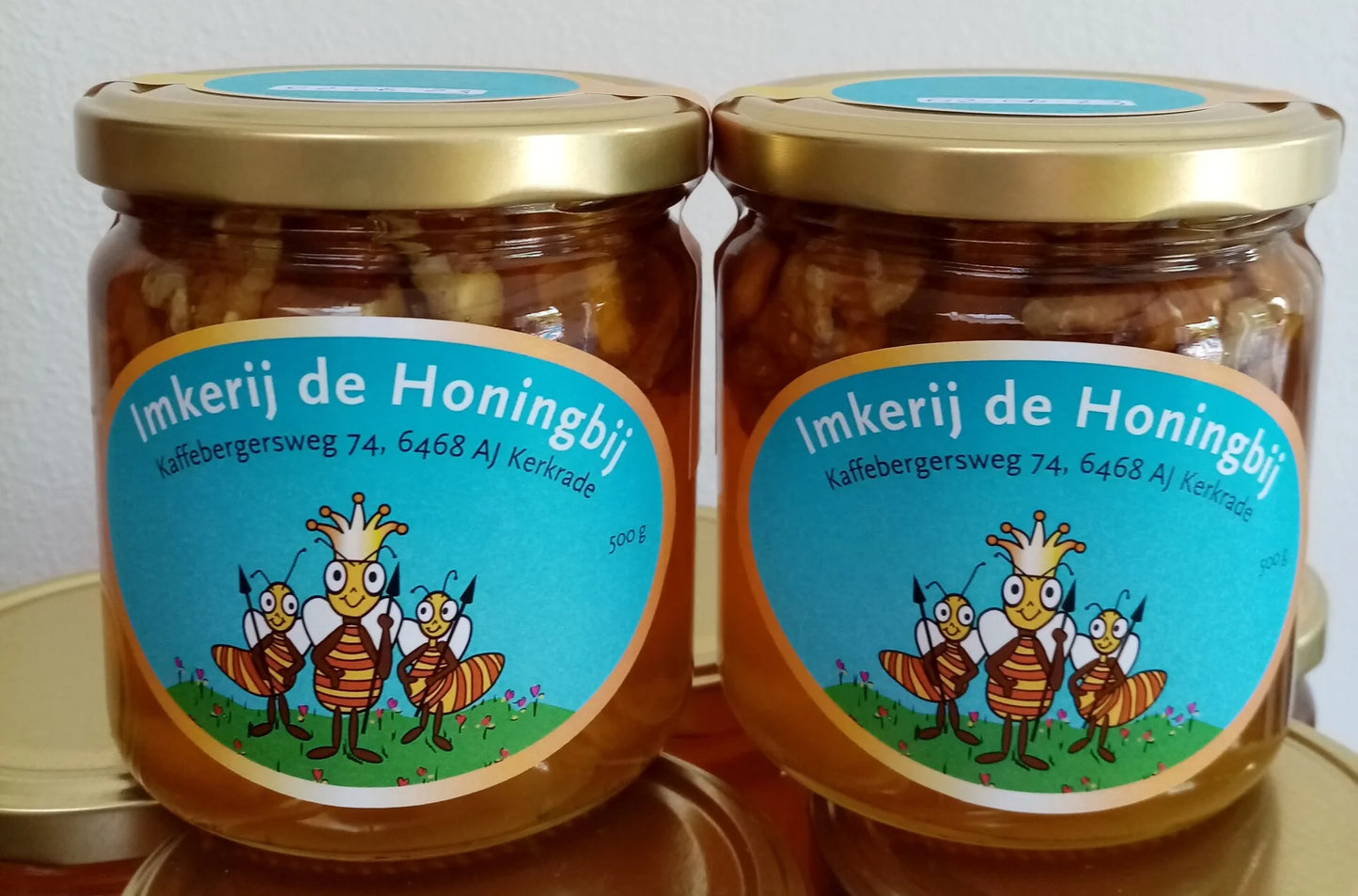 Honing met Walnoot van Imkerij "De Honingbi"j
