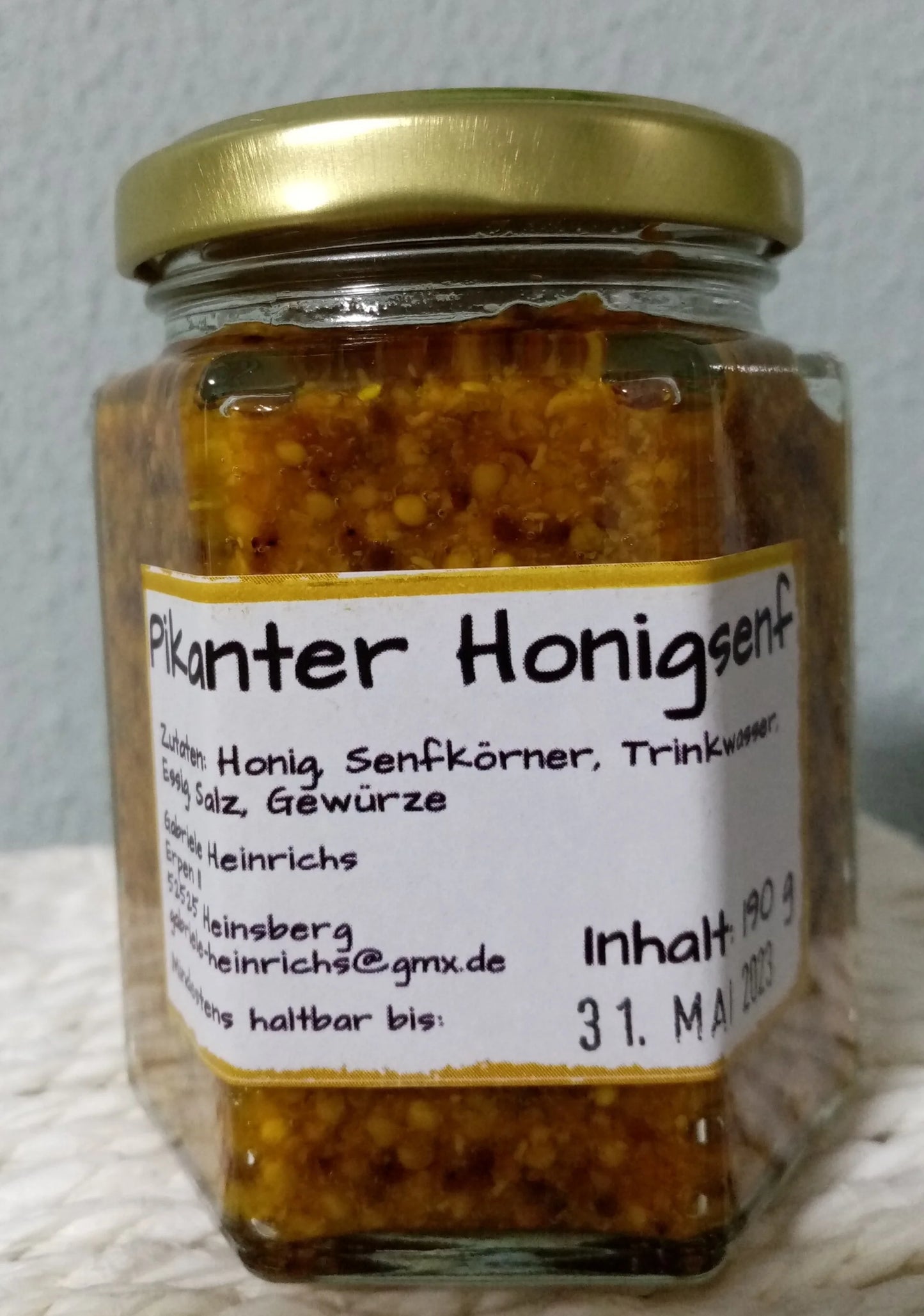 pikante honing mosterd van de imkerij de honingbij