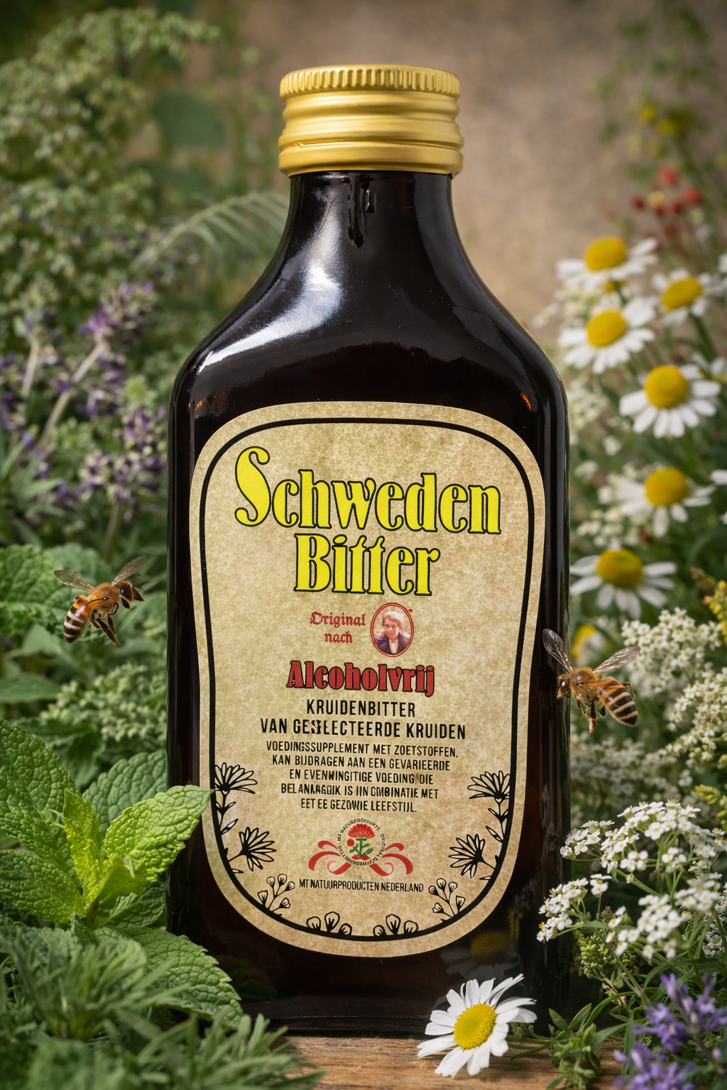 Zweedse Kruiden Bitter Zonder Alcohol bij Imkerij De Honingbij