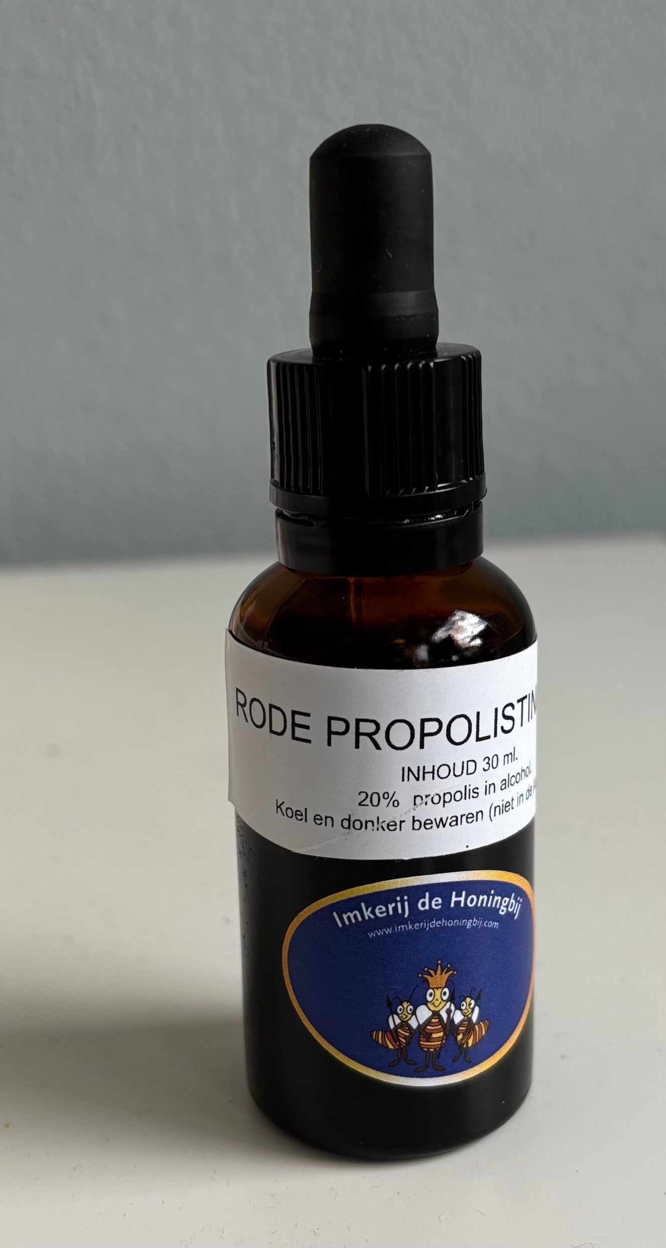 Rode propolis met alcohol